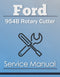 Ford 954B Rotary Cutter - Service Manual Cover