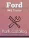 Ford 961 Tractor - Parts Catalog Cover