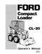Ford CL-20 Skid-Steer Manual