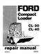 Ford CL-30 and CL-40 Skid-Steer - Service Manual