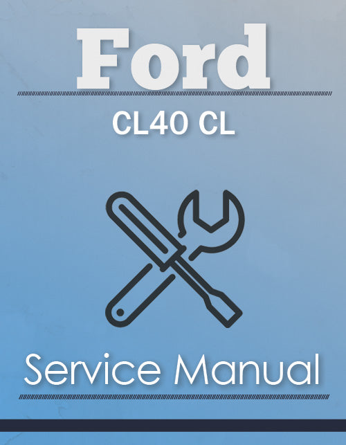 Ford CL40 CL - Service Manual Cover