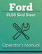 Ford CL55 Skid Steer Manual Cover