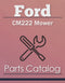 Ford CM222 Mower - Parts Catalog Cover