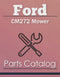 Ford CM272 Mower - Parts Catalog Cover