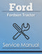 Ford Fordson Tractor - Service Manual Cover