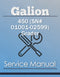 Galion 450 (SN# 01001-02599) Grader - Service Manual Cover