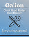 Galion Chief Road Roller Road Roller - Service Manual Cover