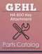 Gehl HA 600 Hay Attachment - Parts Catalog Cover