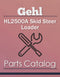 Gehl HL2500A Skid Steer Loader - Parts Catalog Cover