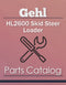 Gehl HL2600 Skid Steer Loader - Parts Catalog Cover