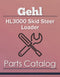 Gehl HL3000 Skid Steer Loader - Parts Catalog Cover