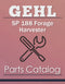 Gehl SP 188 Forage Harvester - Parts Catalog Cover