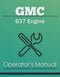 GMC 637 Engine Manual Cover