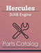 Hercules DJXB Engine - Parts Catalog Cover