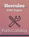 Hercules DJXC Engine - Parts Catalog Cover