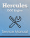 Hercules DOO Engine - Service Manual Cover