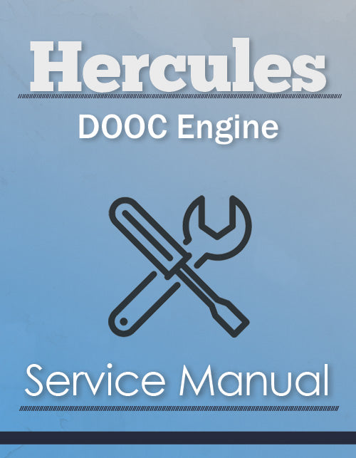 Hercules DOOC Engine - Service Manual Cover