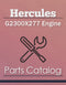 Hercules G2300X277 Engine - Parts Catalog Cover