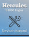 Hercules G3000 Engine - Service Manual Cover