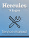 Hercules IX Engine - Service Manual Cover