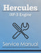 Hercules IXF-3 Engine - Service Manual Cover