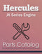 Hercules JX Series Engine - Parts Catalog Cover