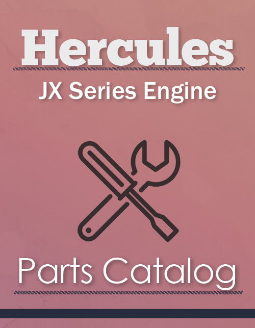 Hercules JX Series Engine Parts Catalog Farm Manuals Fast