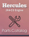 Hercules JX4-C3 Engine - Parts Catalog Cover