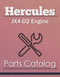 Hercules JX4-D2 Engine - Parts Catalog Cover