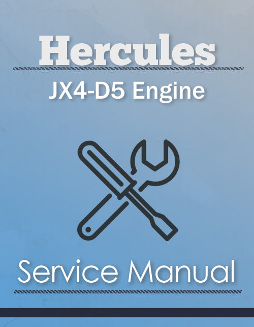 Hercules JX4-D5 Engine - Service Manual Cover