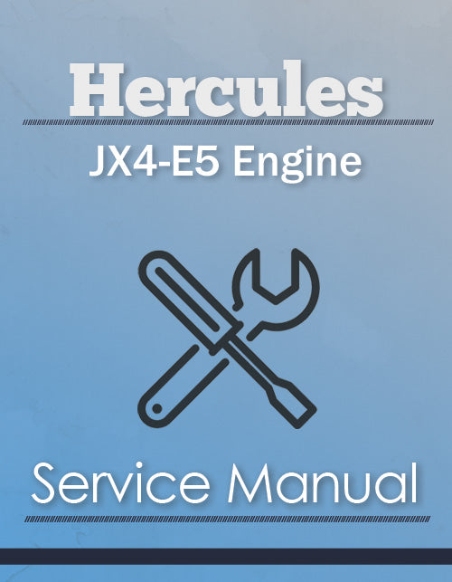 Hercules JX4-E5 Engine - Service Manual Cover