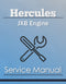 Hercules JXB Engine - Service Manual Cover