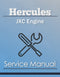 Hercules JXC Engine - Service Manual Cover