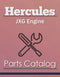 Hercules JXG Engine - Parts Catalog Cover