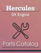 Hercules OX Engine - Parts Catalog Cover