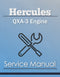 Hercules QXA-3 Engine - Service Manual Cover