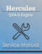 Hercules QXA-5 Engine - Service Manual Cover