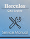 Hercules QXA Engine - Service Manual Cover