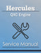 Hercules QXC Engine - Service Manual Cover