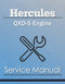 Hercules QXD-5 Engine - Service Manual Cover