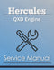 Hercules QXD Engine - Service Manual Cover