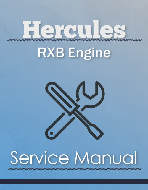 Hercules RXB Engine - Service Manual Cover