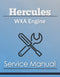 Hercules WXA Engine - Service Manual Cover