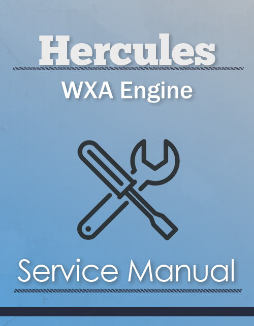 Hercules WXA Engine - Service Manual Cover