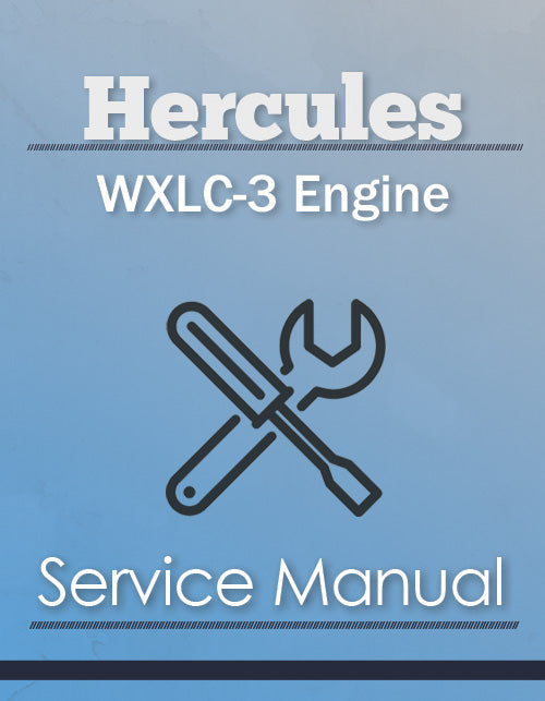 Hercules WXLC-3 Engine - Service Manual Cover