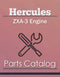 Hercules ZXA-3 Engine - Parts Catalog Cover