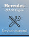 Hercules ZXA-3C Engine - Service Manual Cover
