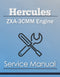 Hercules ZXA-3CMM Engine - Service Manual Cover