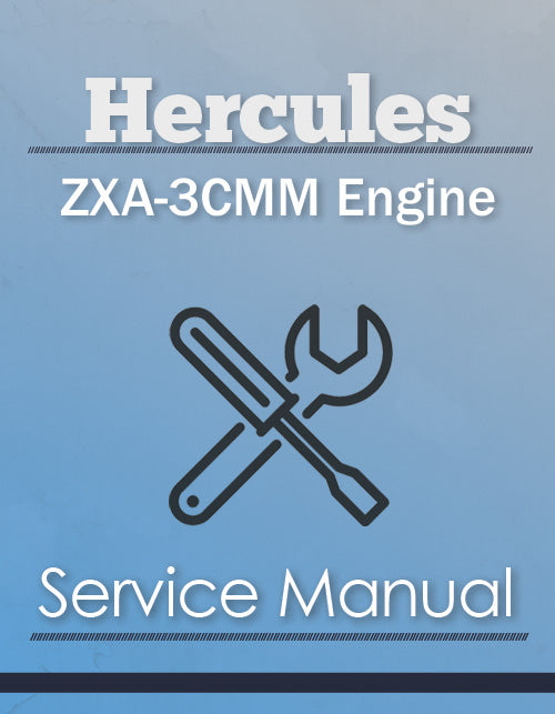 Hercules ZXA-3CMM Engine - Service Manual Cover