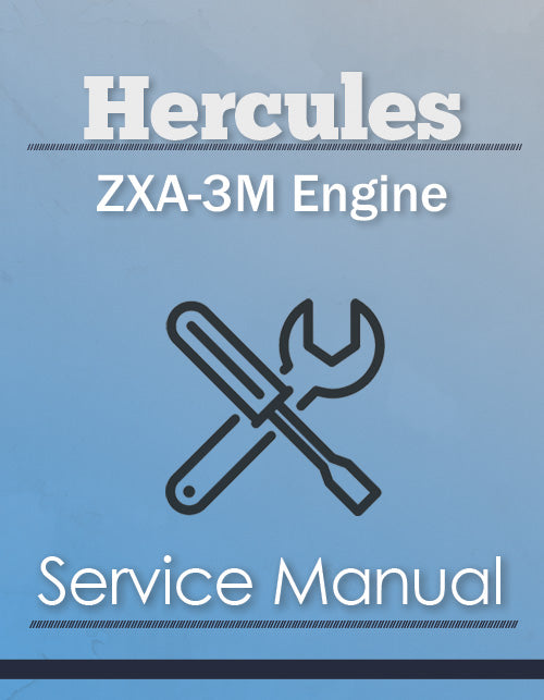 Hercules ZXA-3M Engine - Service Manual Cover